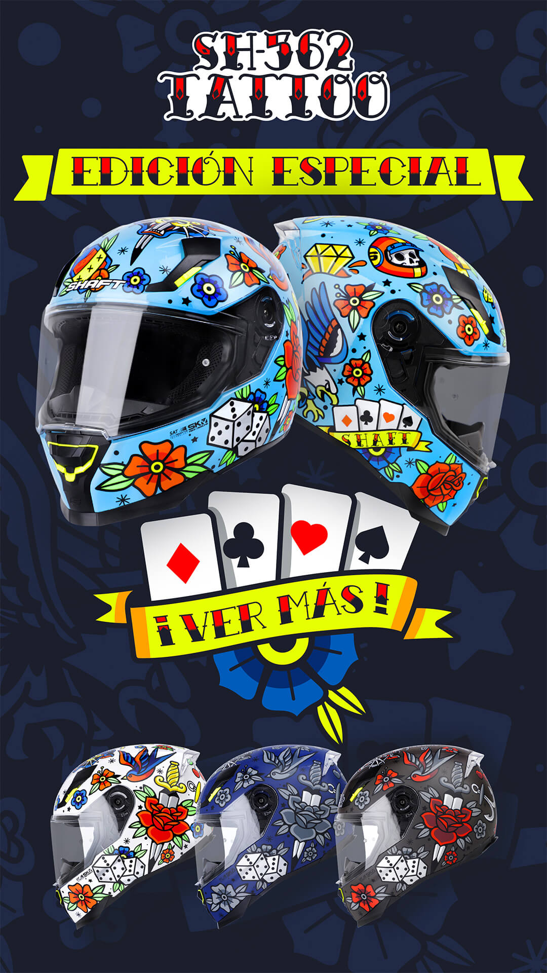 SHAFT - Helmets Cascos para moto